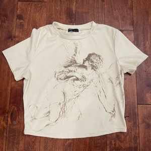 SHEIN Women’s Angel Graphic T-Shirt Size: Large
